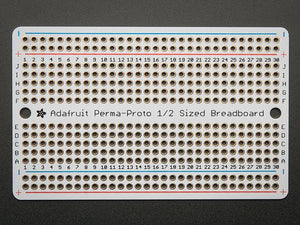 Adafruit Perma-Proto Half-sized Breadboard PCB - Single
