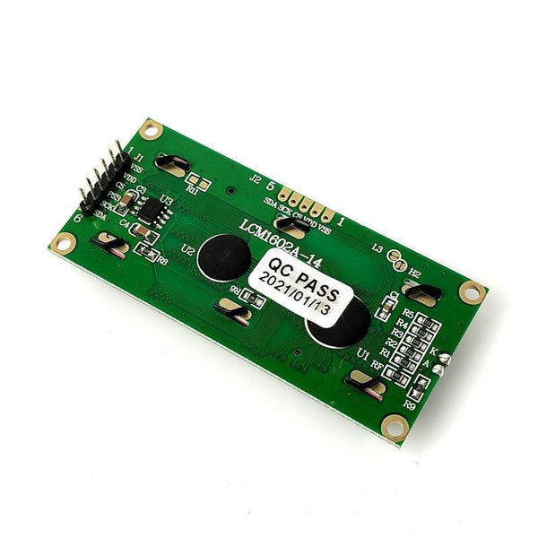 c.s36 1602 Serial Character LCD, 3.3 V I2C and SPI - Elmwood Electronics