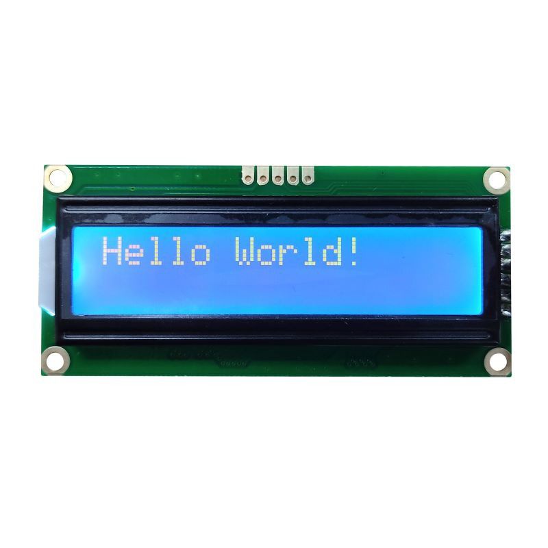 1602 Serial Character LCD, 3.3 V I2C and SPI