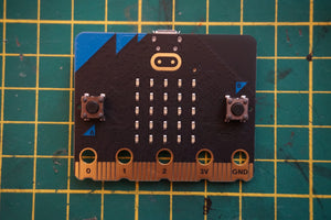 close up of the micro:bit board 