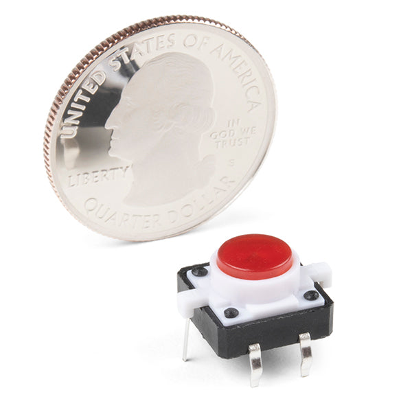 LED Tactile Button - Red