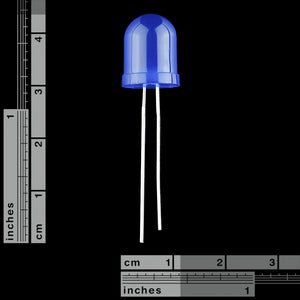 Diffused LED - Blue 10mm