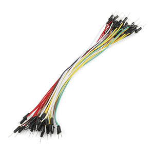 Jumper Wires Standard 7" M/M - 30 AWG (30 Pack)