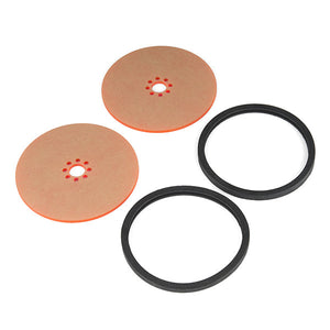 Precision Disc Wheel - 4" (Clear Pink, 2 Pack)