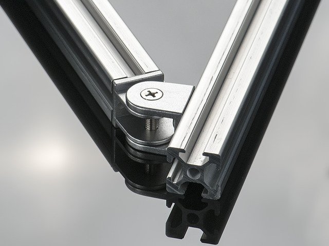 Adjustable Angle Support for 2020 Aluminum Extrusion