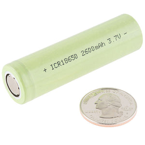 Polymer Lithium Ion Battery - 18650 Cell (2600mAh)