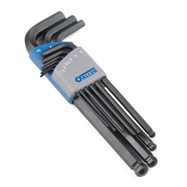 Hex Key Set - Metric (Ball End, 9 Pieces)