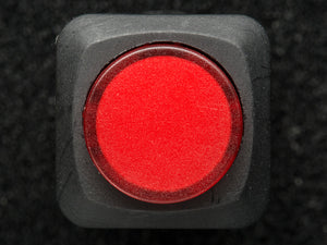 16mm Illuminated Pushbutton - Red Momentary