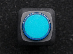 16mm Illuminated Pushbutton - Blue Latching On/Off Switch