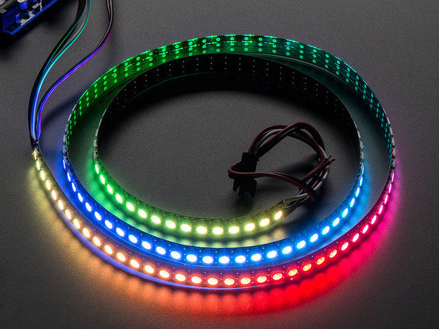 Adafruit NeoPixel Digital RGB LED Strip 144 LED - 1m Black