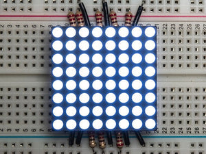Small 1.2" 8x8 Ultra Bright White LED Matrix