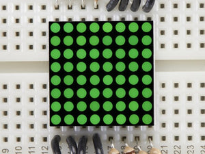 Miniature 0.8" 8x8 Pure Green LED Matrix