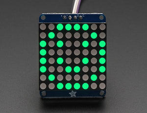 Adafruit Small 1.2" 8x8 LED Matrix w/I2C Backpack - Red or Green