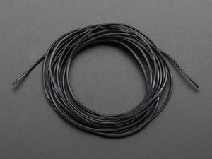 Silicone Cover Stranded-Core Wire - 2m 30AWG Black