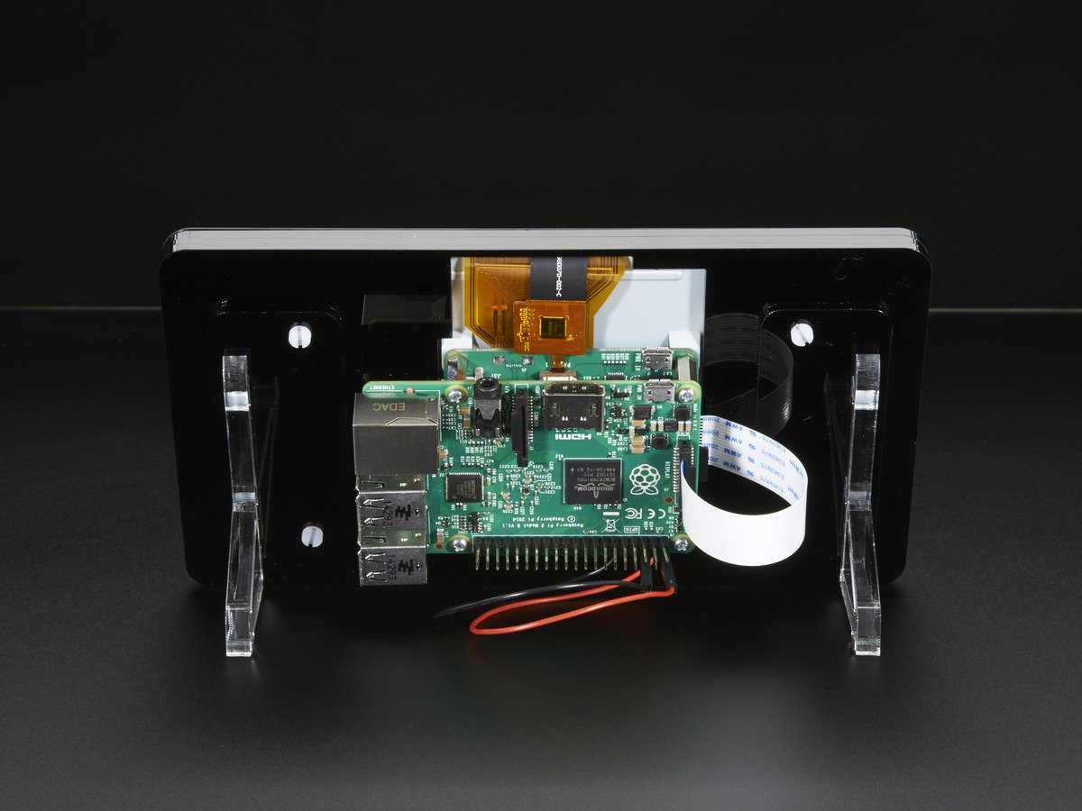 Case écran 7 pouces pour Raspberry Pi - Melopero Electronique