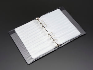 Blank SMT Storage Pages for 12 strips of 8mm Tape - 5 Pages