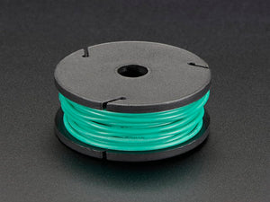 Silicone Cover Stranded-Core Wire - 25ft 26AWG - Green