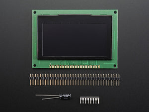 Monochrome 2.7" 128x64 OLED Graphic Display Module Kit