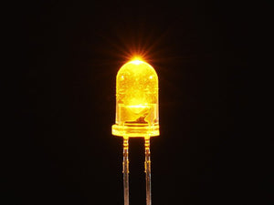 Super Bright Yellow 5mm LED (25 pack)