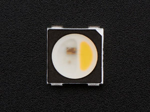 NeoPixel RGBW LEDs w/ Integrated Driver Chip - Warm White - ~3000K - Black Casing - 10 Pack