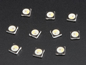 NeoPixel RGBW LEDs w/ Integrated Driver Chip - Cool White - ~6000K - Black Casing - 10 Pack