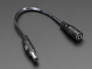 3.5 / 1.3mm To 5.5 / 2.1mm DC Jack Adapter Cable