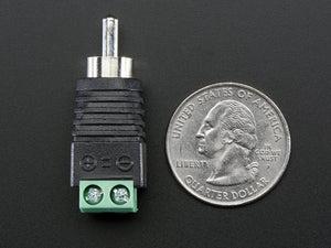 RCA (Composite Video, Audio) Male Plug Terminal Block