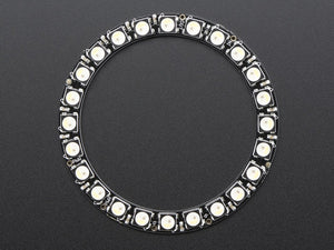 NeoPixel Ring - 24 x 5050 RGBW LEDs w/ Integrated Drivers - Natural White - ~4500K