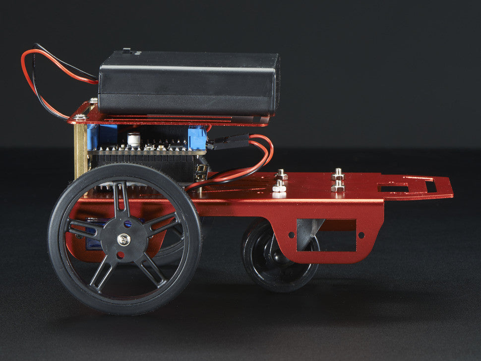 Small Motorized Rover Mini Robot Rover Chassis Kit - 2WD with DC Motors - Elmwood Electronics