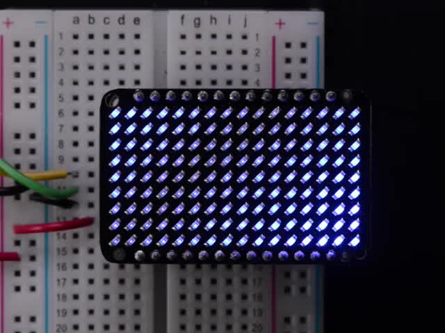 Charlieplexed Led LED Charlieplexed Matrix - 9x16 LEDs - Blue - Elmwood Electronics