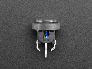 Mini Illuminated Momentary Pushbutton - Blue Power Symbol