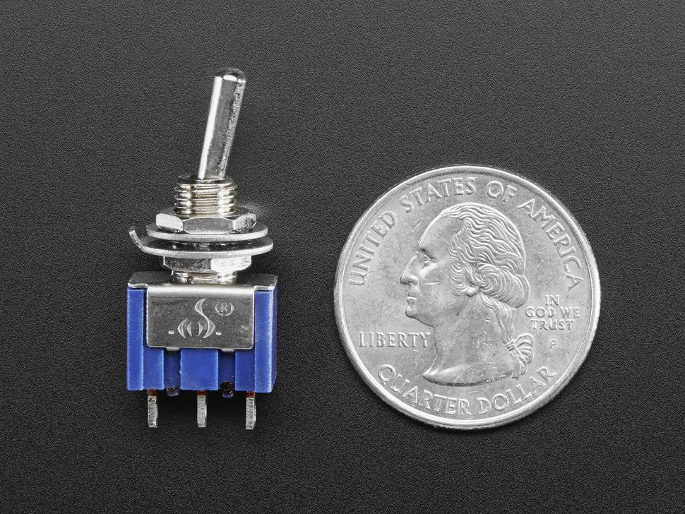10PC5PC Miniature Toggle Switch Single Pole Double Throw SPDT DPDT ON Off On On On 120vac 6a 14 Inch Mounting Mts 102 103 202 I3990022118
