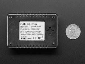 802.3af PoE Output Data & Power Splitter - 5/9/12V