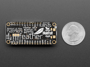 Adafruit Feather 32u4 Bluefruit LE with Stacking Headers - Assembled