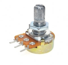 5K Linear Potentiometer 15mm Shaft With Nut And Washer