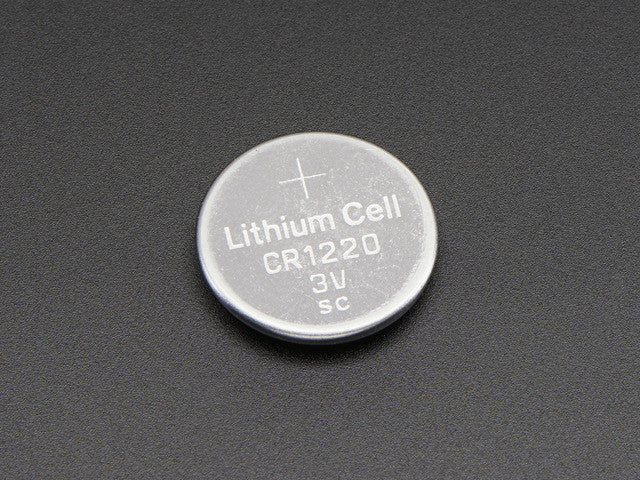 CR1220 12mm Diameter - 3V Lithium Coin Cell Battery