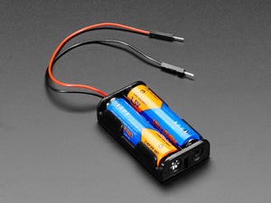 2 x AA Battery Holder with Premium Jumper Header Wires