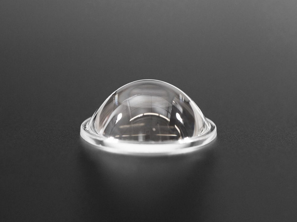 Convex Plastic Lens with Edge - 40mm Diameter