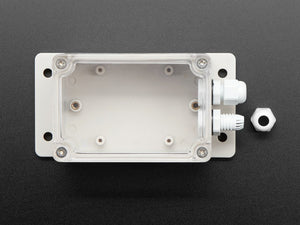 Flanged Weatherproof Enclosure With PG-7 Cable Glands