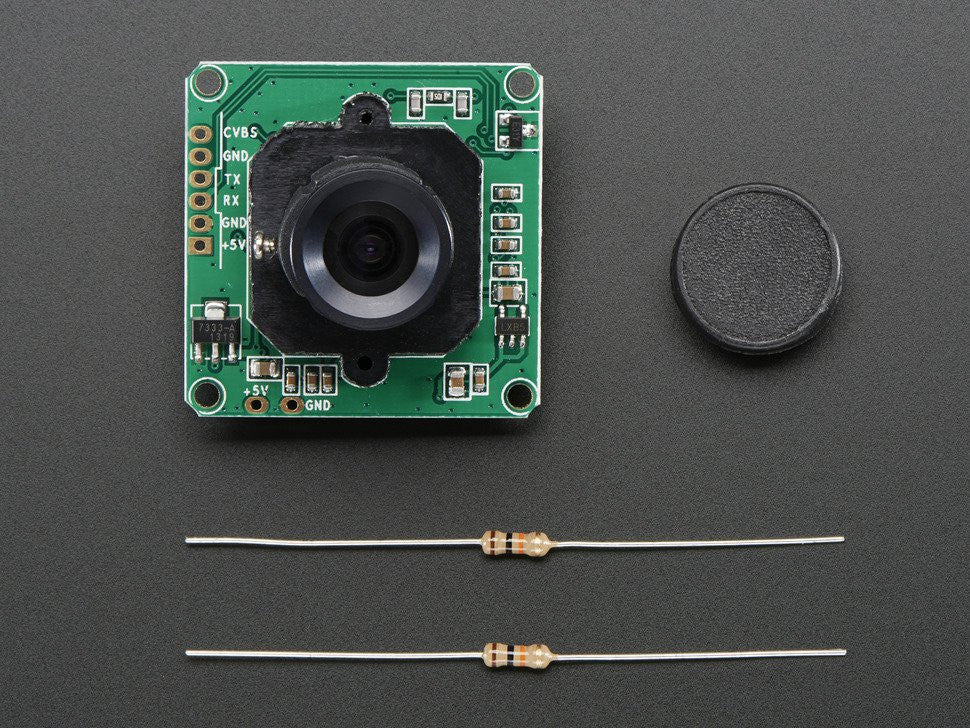 Jpeg Camera Module TTL Serial JPEG Camera with NTSC Video - Elmwood Electronics