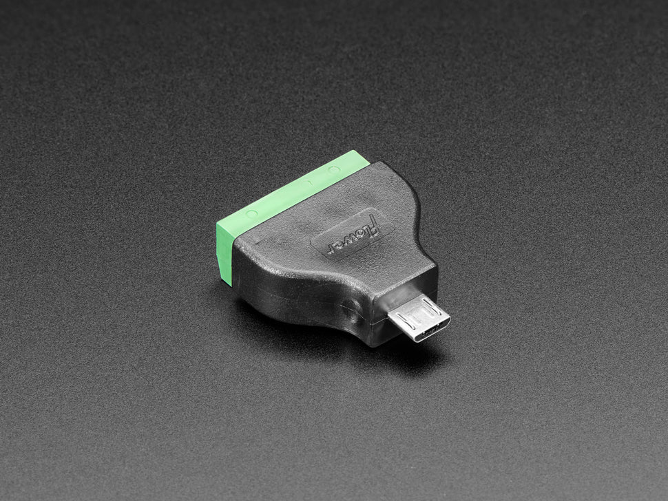 USB Micro B Male Plug to 5-pin Terminal Block