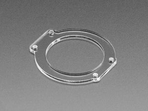 Clear Acrylic Lens Holder + Hardware Kit for HalloWing
