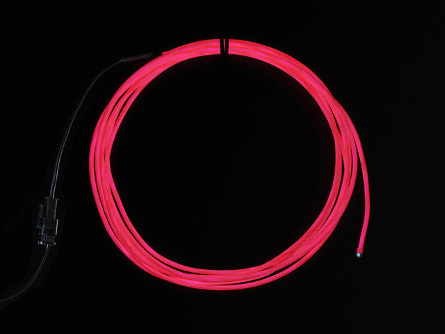 Pink Electroluminescent (EL) Wire - 2.5 meters