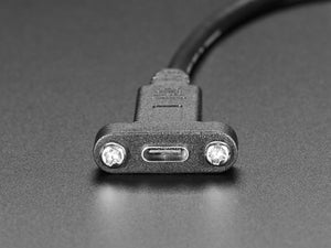Panel Mount Cable USB C to Type A - 30cm