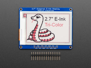 Adafruit 2.7" Tri-Color eInk / ePaper Display with SRAM - Red Black White