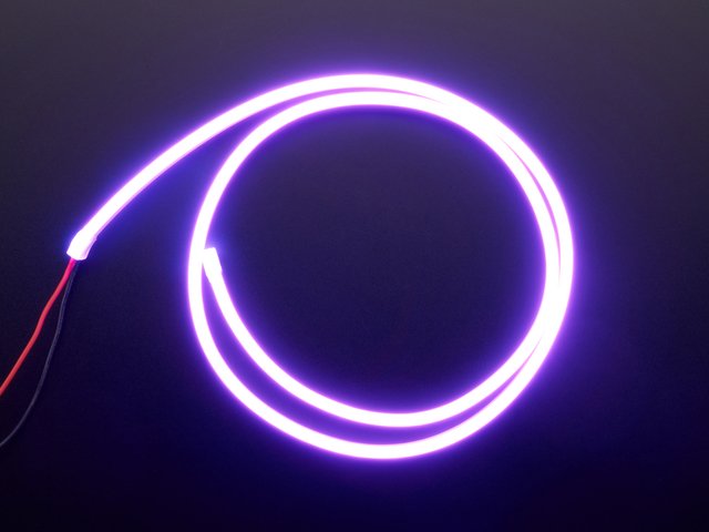 Flexible Silicone Neon-Like LED Strip - 1 Meter - Purple