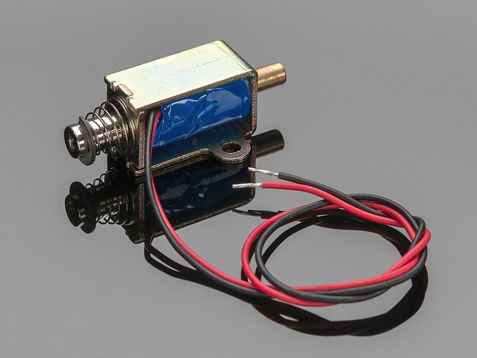 Small push-pull solenoid 12VDC