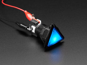 LED Illuminated Triangle Pushbutton