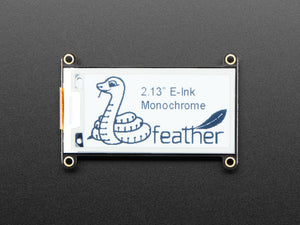 Adafruit 2.13" Monochrome eInk / ePaper Display FeatherWing - 250x122 Monochrome