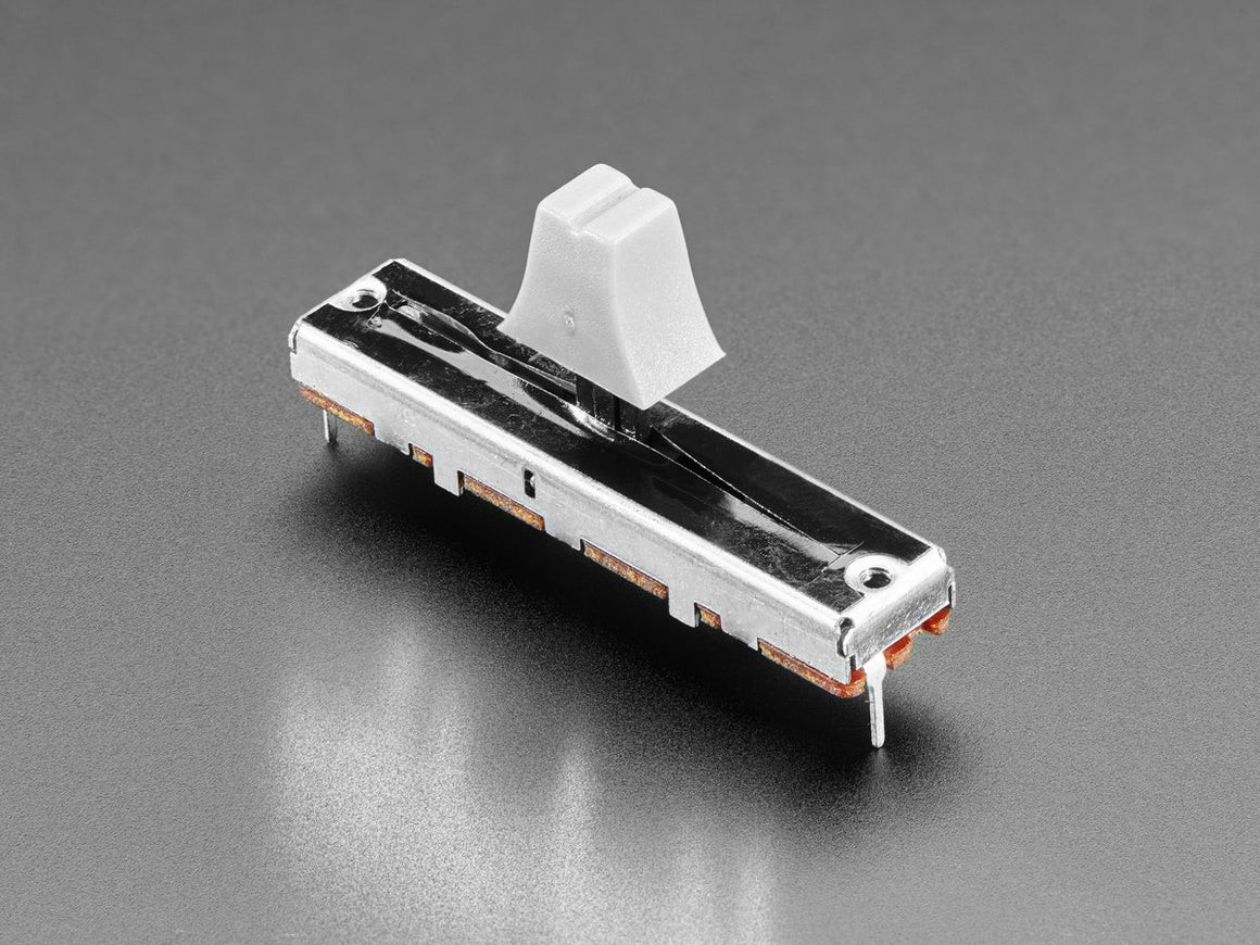 Slide Potentiometer with Rubber Knob - 45mm Long - 10KΩ